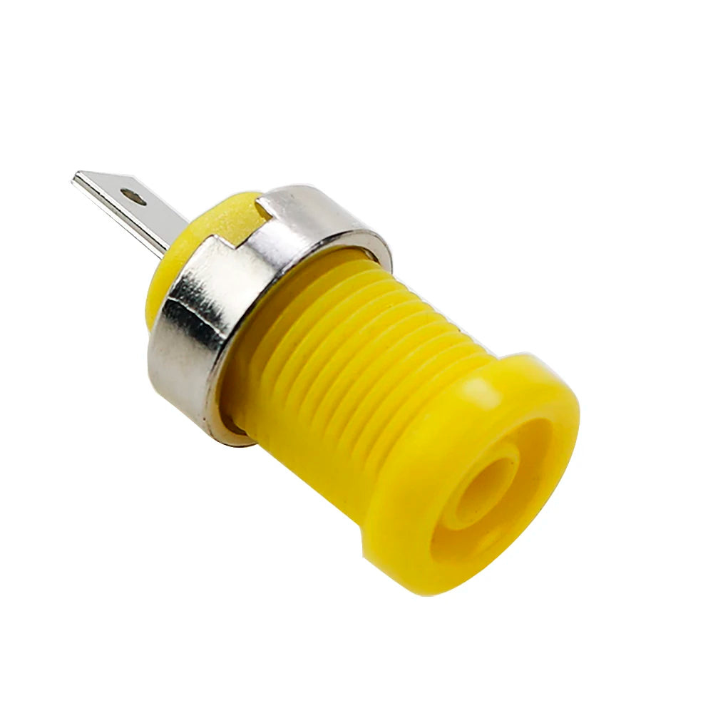 5 Piece 32A Insulation Safety 4mm Banana Plug Socket Jack Panel Mount Terminal Connector Multimeter Socket Banana Head Female
