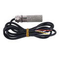 RS485 Temperature Humidity Sensor Transmitter SHT40 PE Metal Waterproof Probe -40C to 120C 0-100%RH Modbus-RTU Real-Time Monitor