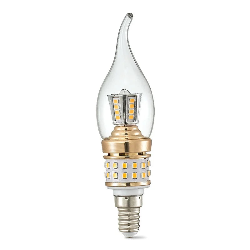 New E14 LED Bulb 10W 12W 15W LED Candle Light AC220 240V Lamp Cold White/Warm White Glass Bulb Retro Antique Vintage Style