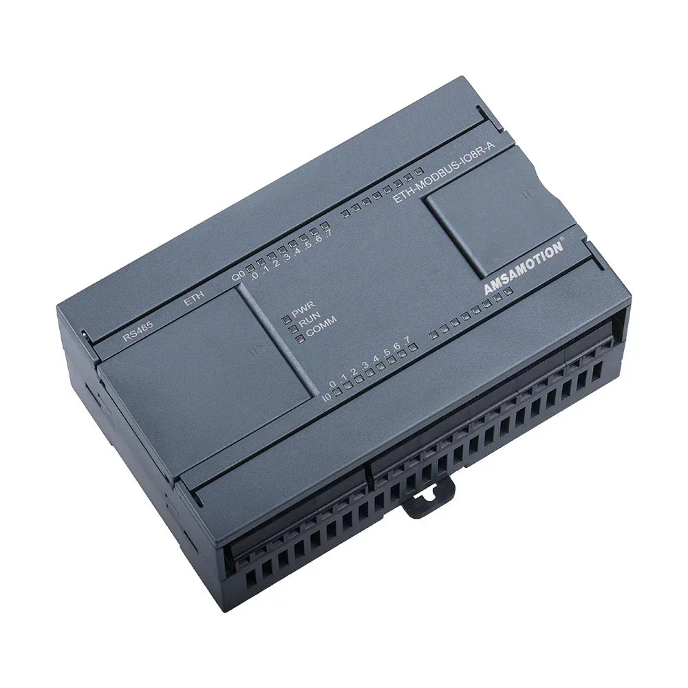 ETH-Modbus-IO8R-A  TCP RTU 8 Way Relay Ethernet Module 8I-8O 6AI-2AO Analog Input Output RS485 Communication Board Digital