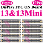 10Pcs LCD Display FPC Connector On Motherboard Screen Logic Board For iPhone 14 13 15 Pro Max Plus 11 12Promax 13Pro XR X XS