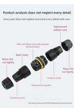IP68 Waterproof Electrical Wire Connector I T Type Solderless Street Lights Quick Cable Wiring Outdoor Rainproof Terminal Blocks