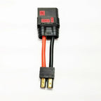 50mm 8/10/12AWG QS8-S Female To XT90 XT60 TRX EC5 Male Plug Anti-Ignition Conversion Cable Silicone Wire for RC Drone Aircraft