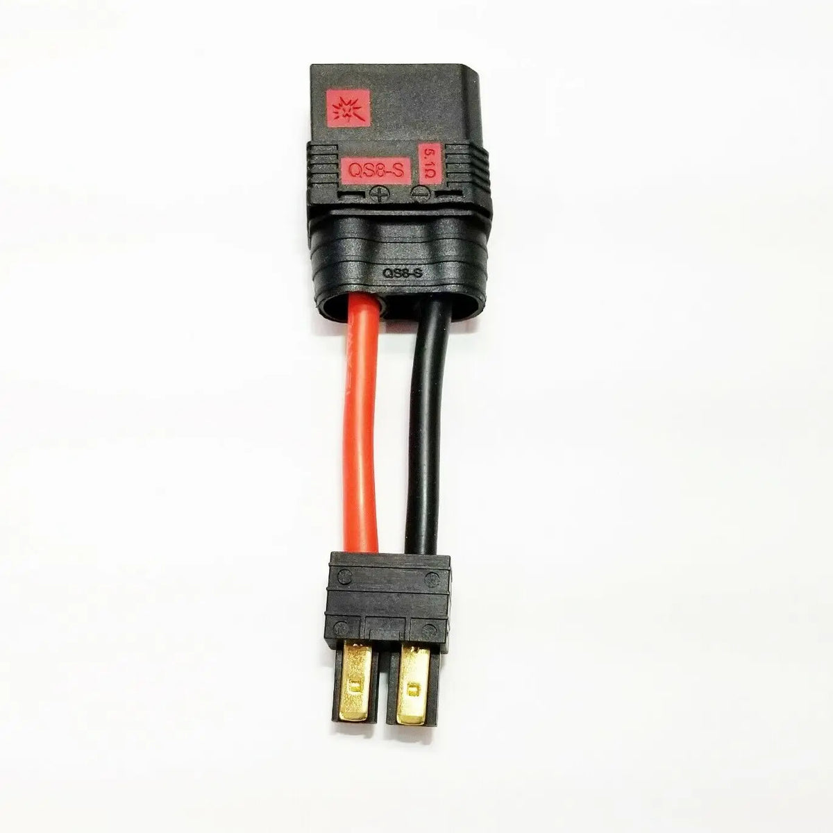 50mm 8/10/12AWG QS8-S Female To XT90 XT60 TRX EC5 Male Plug Anti-Ignition Conversion Cable Silicone Wire for RC Drone Aircraft