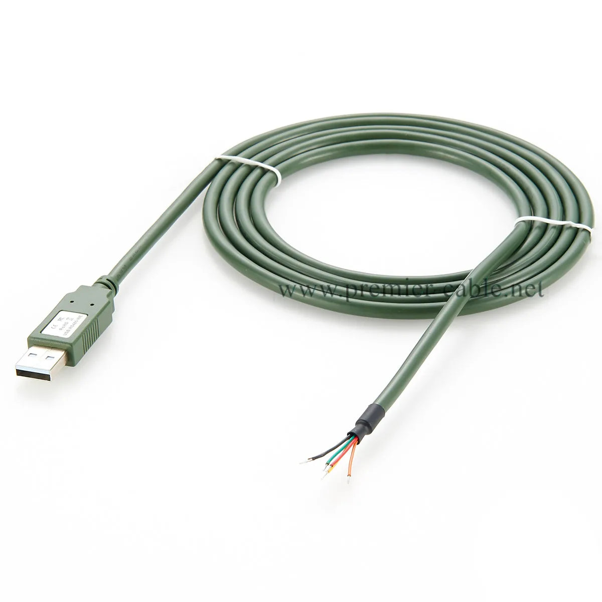 USB-RS485-WE-1800 Cable USB A to RS485 Serial Converter Cable Wire End Serial Cable with Chip RS485 Cable for Windows Android