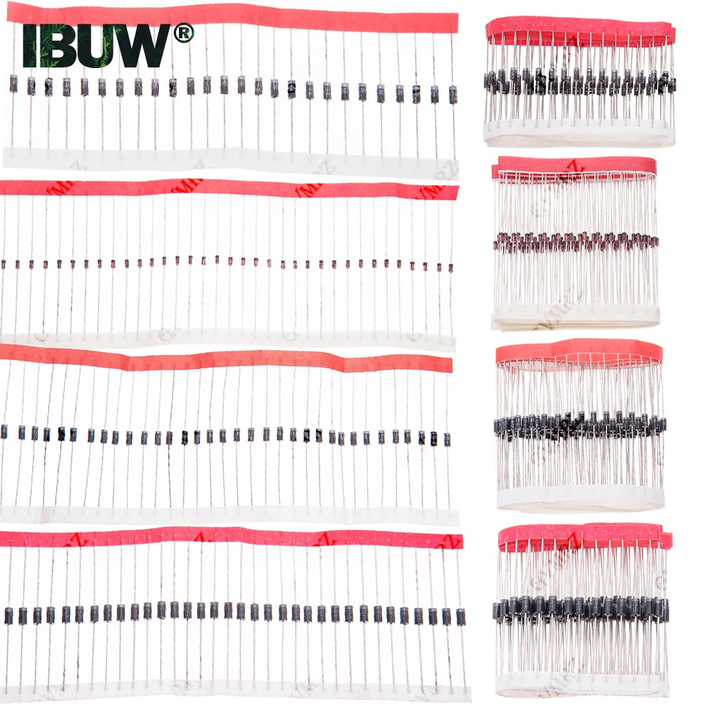 1N Series Rectifier/Schottky Diode Assortment Encapsulated Diode 1N4001 1N4007 45mil 1N4937 1N5399