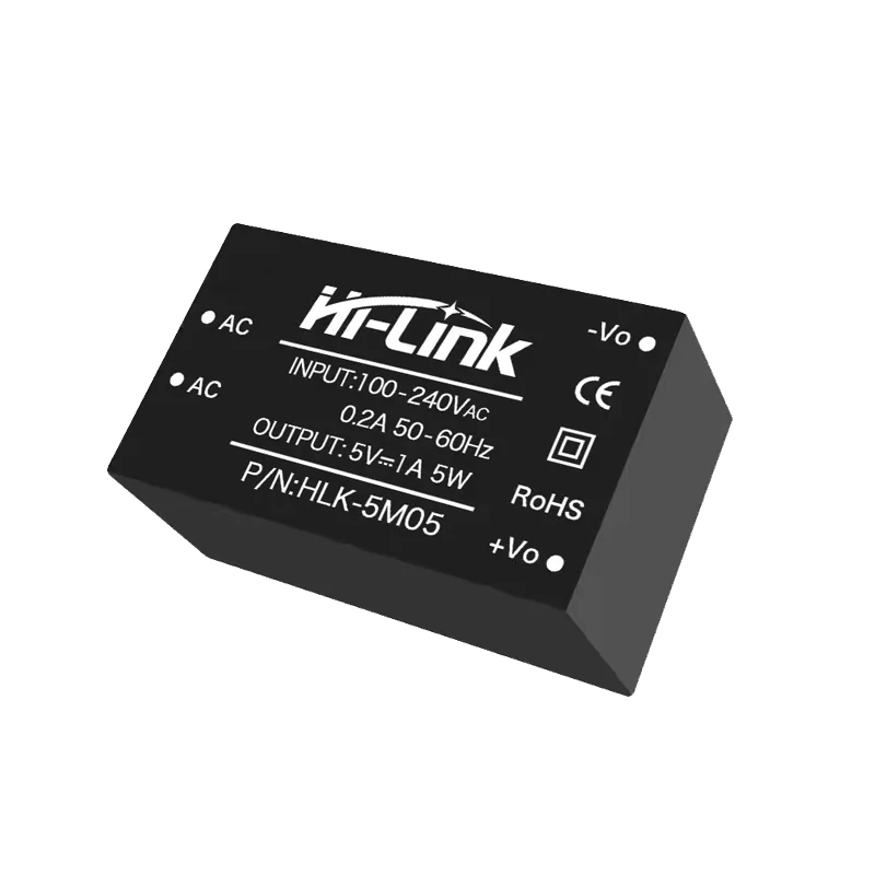 HLK-5M03 HLK-5M05 HLK-5M09 HLK-5M12 10pcs/lot 5W ACDC 220V to 5V Buck Step Down Power Supply Module Converter Intelligent