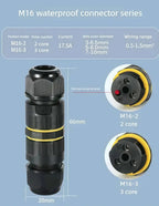 Heavy Duty Quick Connect Terminal Block T-type, IP68 Waterproof 2/3/4/5Pin for Secure & Fast Damp-Proof Wiring Connector