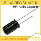 10Pcs/Lot ELNA SILMIC II RFS Series HiFi Audio Capacitor 6.3V 10V 16V 25V 50V 63V 100V 10uF 22uF 47uF 100uF 220uF 470uF 1000uF