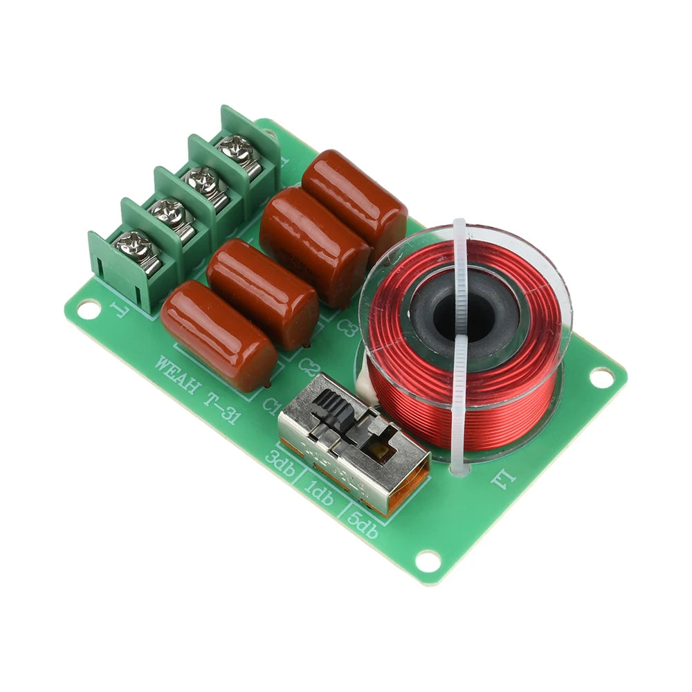 100W 3Way Hifi Tweeter Frequency Divider Treble Audio Crossover Filter Circuit Board Home Theate Car DIY Speakers Filters