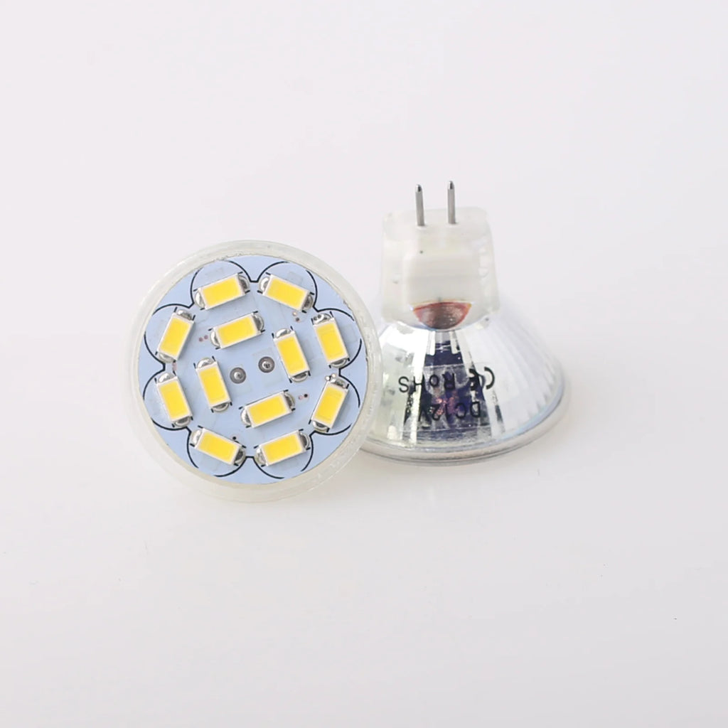 MR11 LED Spotlight Bulb GU4 DC 12V 5730 SMD 2W 3W 4W Glass Shell Replace 25W Halogen Lamps For Home Ceiling Decor