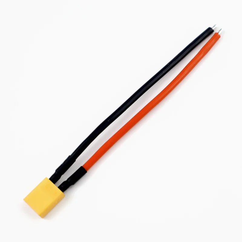 XT30 Pigtail Plug Male and Female Connector with 100mm 16AWG Tinned Wire Cable for RC Fixed Wing Lipo Battery FPV Drone Charger
