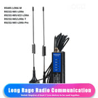 RS232/485-LORA RS422 Wireless PLC Long Rage Radio Communication Module RS485 to LR100 Signal Converter Spread Spectrum