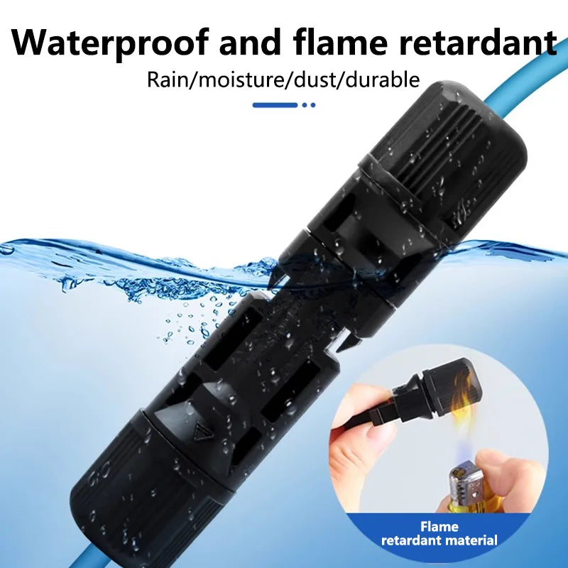 600/400/200/100/40/20/10 Pcs Photovoltaic Solar Connector Kit 1000V 30A Panel Solor Connectors for PV/MC Cable 2.5/4/6mm2