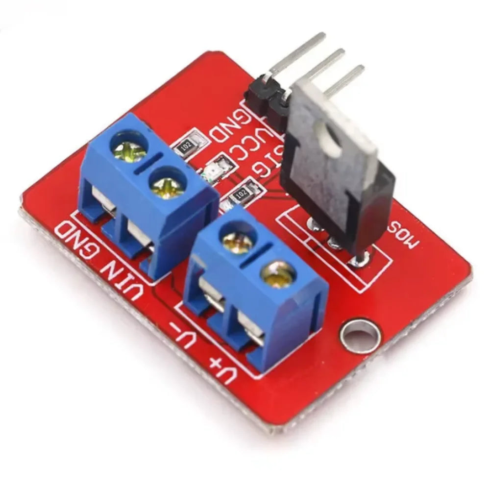 10-2PCS, 0-24V Top Mosfet Button IRF520 MOS Driver Module For Arduino MCU ARM Raspberry pi