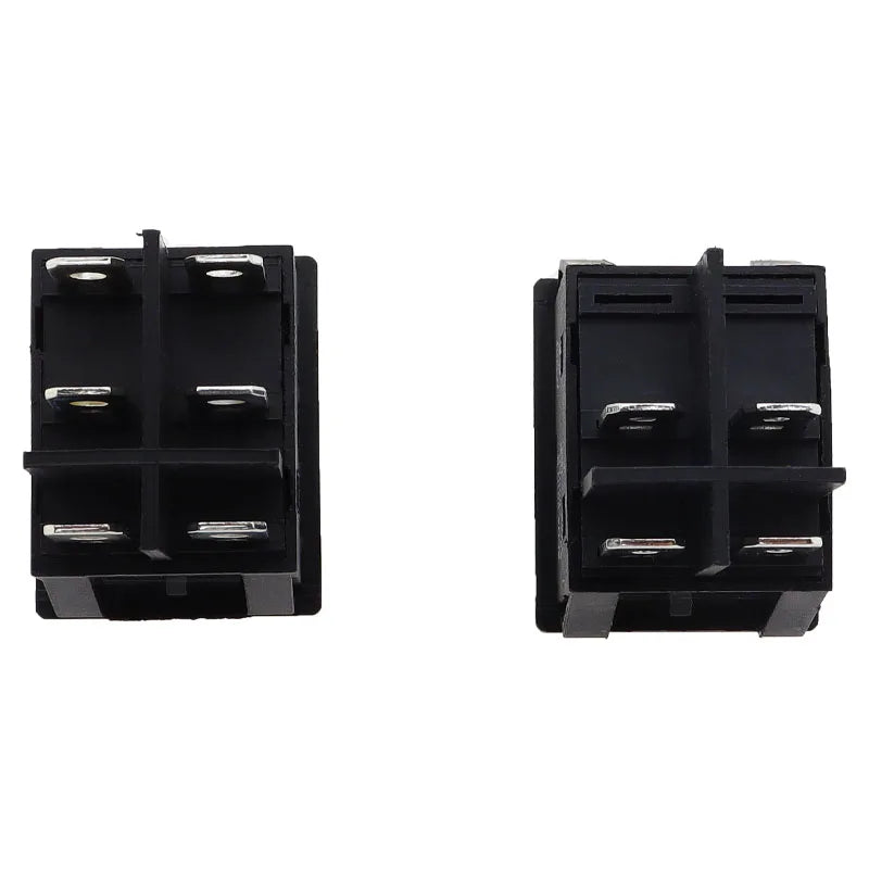 1PCS 40A 250V AC High Current,ON/OFF,4/6Pin Special for Eelding Machine,KCD4,Sterling Silver Point,Rocker Power Button Switches
