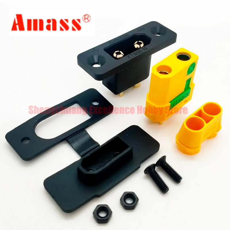 RC Model Amass XT90E-M Gold-plated Connector XT90 Male Plug XT90S Female Battery Connection for ESC Motor Aircraft Drone