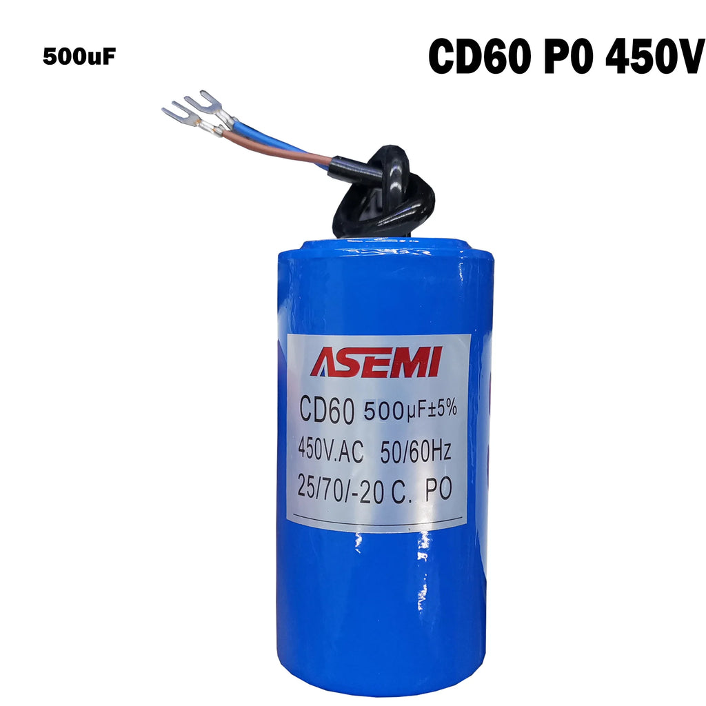CD60 300uf 450vac P0 Startup Capacitor ASEMI 50uF 75uF 100uF 200uF 250uF 300uF 350uF 400uF 450uF 500uF 800uF