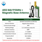 DX-LR22 LLCC68 LoRa UART Module AT Command 432-533/850-949MHz 5KM Long Range No Coding Required CE FCC for Arduino