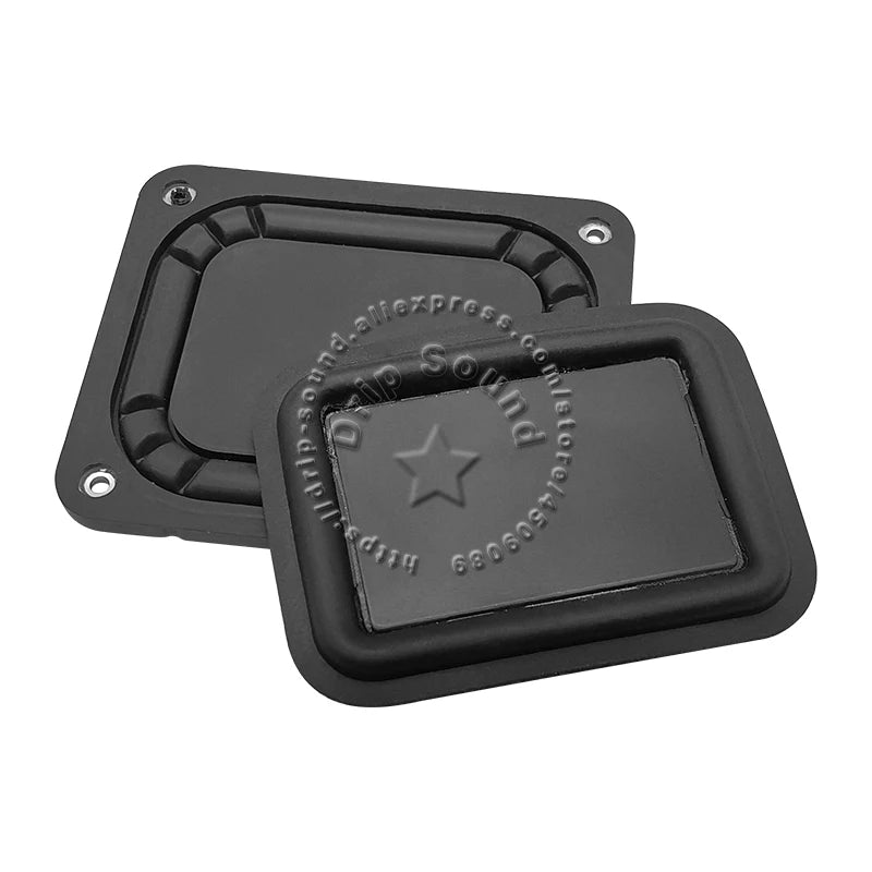 2pcs 32x58mm/36x86mm/50x65mm/59x69mm/60x85mm Square Speaker Passive Radiator Auxiliary Bass Woofer Rubber Vibration Plate