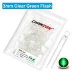 100Pcs 3mm 5mm Led Diode Flashing White Red Green Blue Yellow RGB Fast Slow Flash Diffused Clear Color Changing Light Emitting