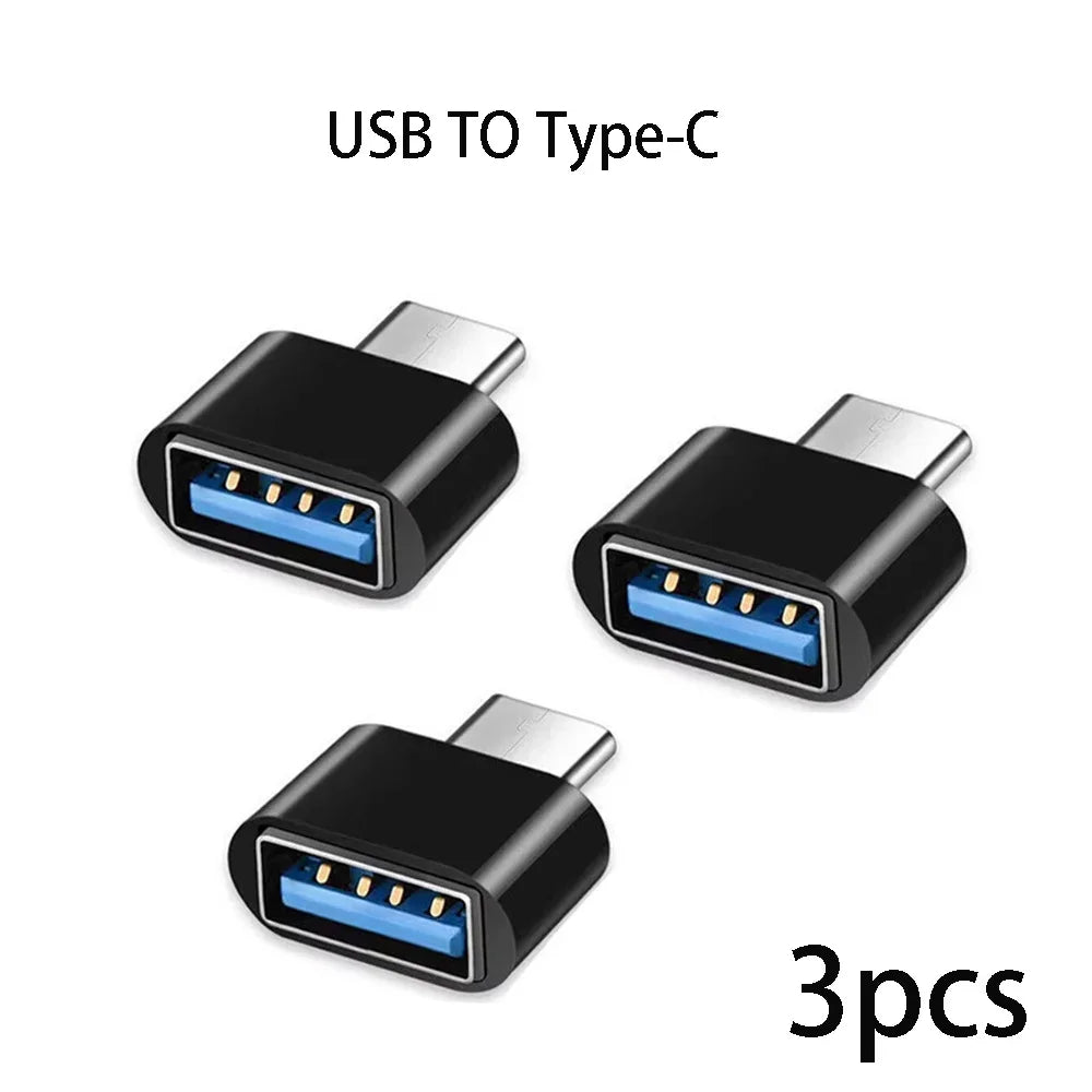1-20 Pcs USB 3.0 to Type C Adapter OTG Converter USB-A Male to USB-C Female for Samsung Xiaomi POCO MacBook Pro Table
