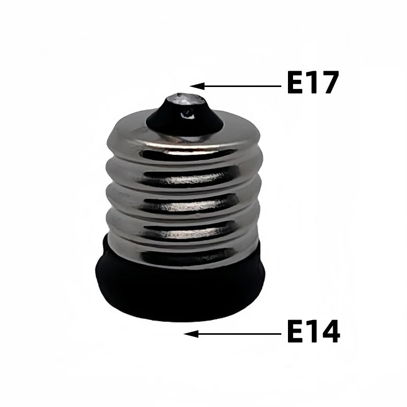 2PCS E10-E12 E11-E12 E11-E14 E12-E12 E10-E14 E17-E14 Light Socket adapter E10 to E12 Candelabra lamp holder converter,Install