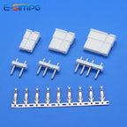 TJC2 7.5/5.0mm Straight Pin Header Plug Housing Terminal 1P 2P 3P 4P 5P 6P 1+1 1+2 1+3 1+4 1+5  Strip Bar Wire Connector Harness