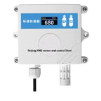Wall-Mounted CO2 Sensor Carbon Dioxide Detector Air Quality Monitor RS485 Analog Output NDIR CO2 Transmitter OLED display LED