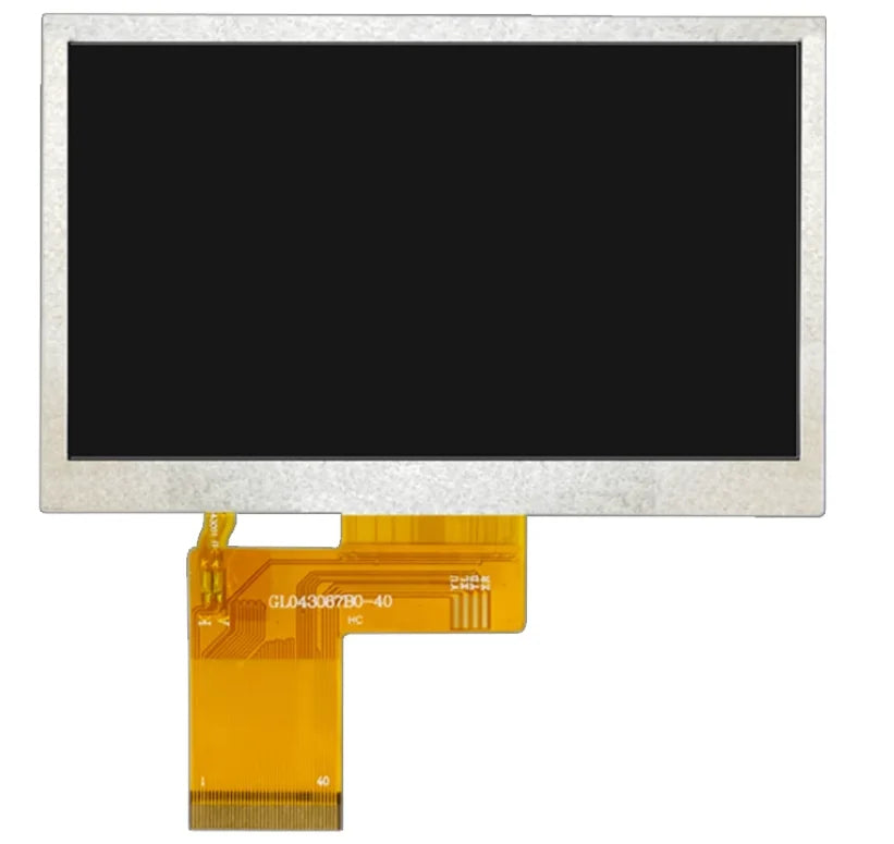 4.3 Inch TFT LCD Screen RGB Interface 480x272 High-Definition IPS Plug-In 40PIN With Capacitive Touch