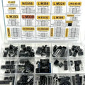 150Pcs Assorted IC Chip Kit Op-Amp Oscillator PC817 NE555 LM358 LM324 Transistor Array Electronic Components Set with Sockets