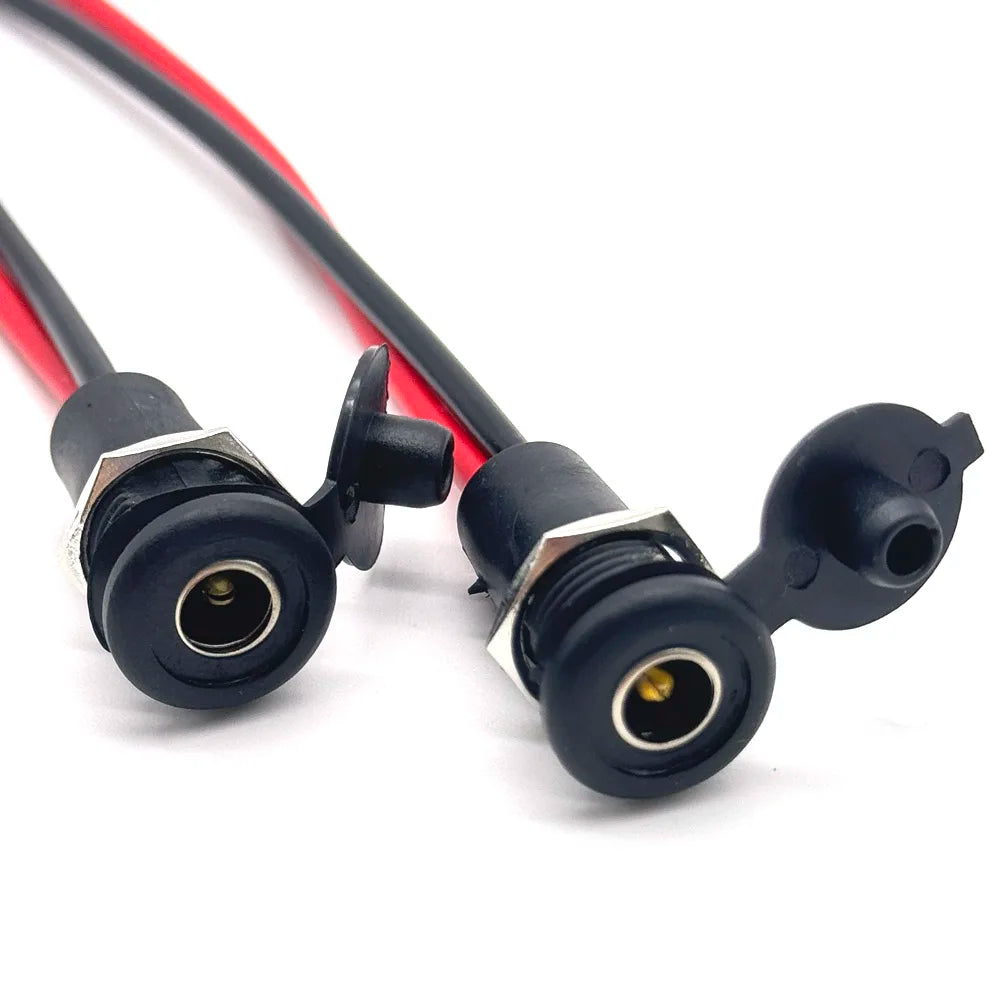 1/3PCS DC 5.5*2.1/5.5*2.5 Power Cable Wire Connector 5521 5525 Charger High Current DC Power Plug Female Socket About 20CM