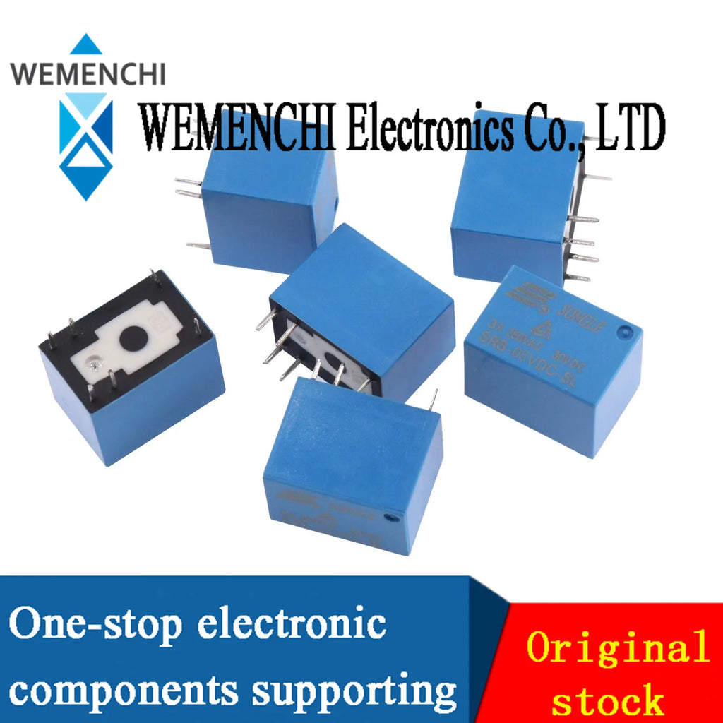 5pcs/Lot Relay Signal Relay 4100 SRS-05VDC-SL SRS-12VDC-SL SRS-24VDC-SL SH 5V 12V 24V 6Pin 3A A Set of Conversion Relays Relais