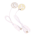 1Pc 1.5M Line Length DC5V LED Chips SMD5730 LED Lamp 31/38/48/50mm USB 3W Light Board Warm White Light With ON/OFF Switch Cable