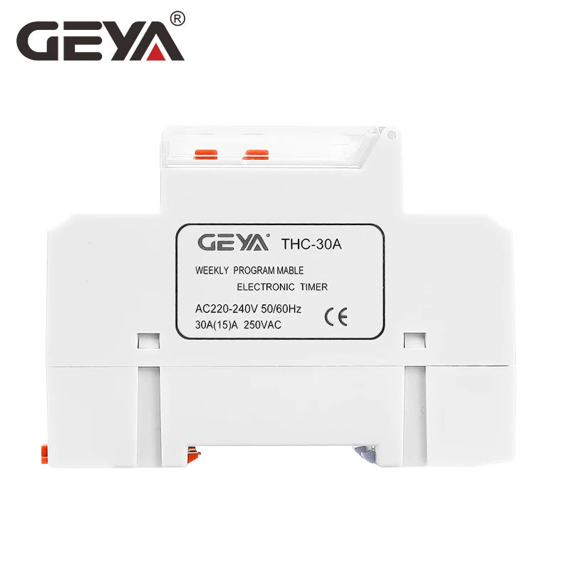 GEYA THC-15 Digital Timer Switch Weekly Programmable Timers 16A 20A 30A ACDC12V 24V 110V 220V 240V Timers
