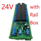 Integrated 20ch RS485 Switch Digital Analog IO Module with Modbus RTU PLC UART Expanding,4-20MA Current 0-10V Voltage Read