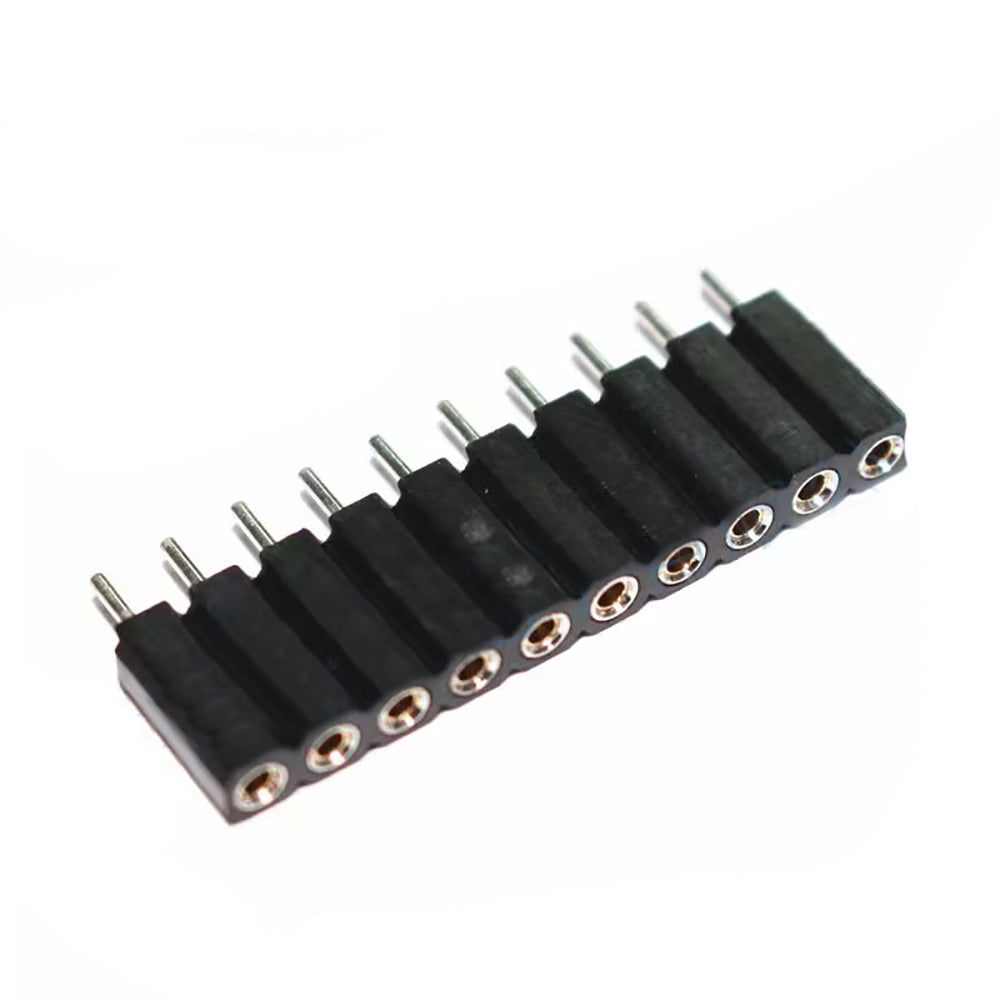 2.54mm PH7 Extra Plastic Height 2P 4P 8P 10P 20P  40P Round Single Row PCB IC Crystal Transistor Socket Hole Female Header