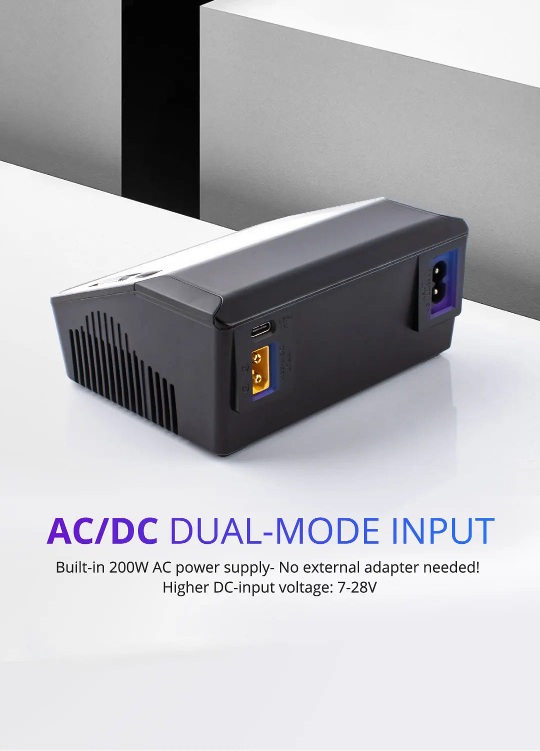 ToolkitRC M6DAC 350W X 2 USB-C 65W AC/DC Dual Smart Charger Discharger for 1-6S Lipo LiHV Lion NiMh Pb Battery with 15A Balance