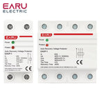 EARU 40A 63A AC 230V 400V Din Rail Automatic Recovery Reconnect Over Voltage Under Voltage Protective Device Protection Relay