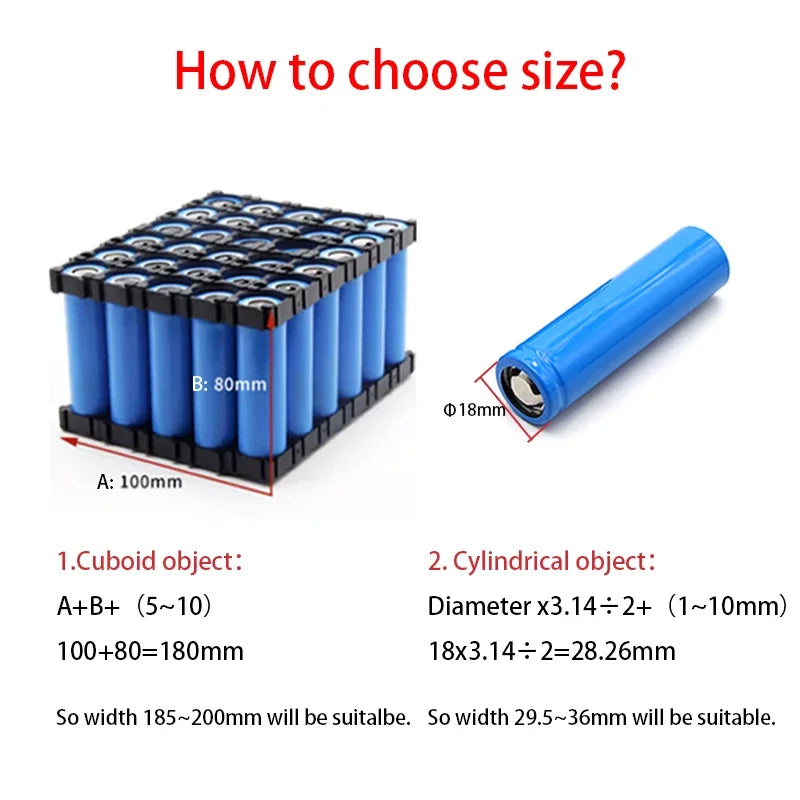 18650 PVC Heat Shrink Tube Battery Pack Blue Width 200mm~555mm Insulated Protection Film Wrap Lithium Case Cable Sleeve