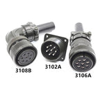 Aviation Plug MS3108B MS3106A MS3102A 18-10S 20-4S 20-15S 20-18S 20-29S 22-22S 24-10S 24-11S Servo Motor Panel Metal Connector