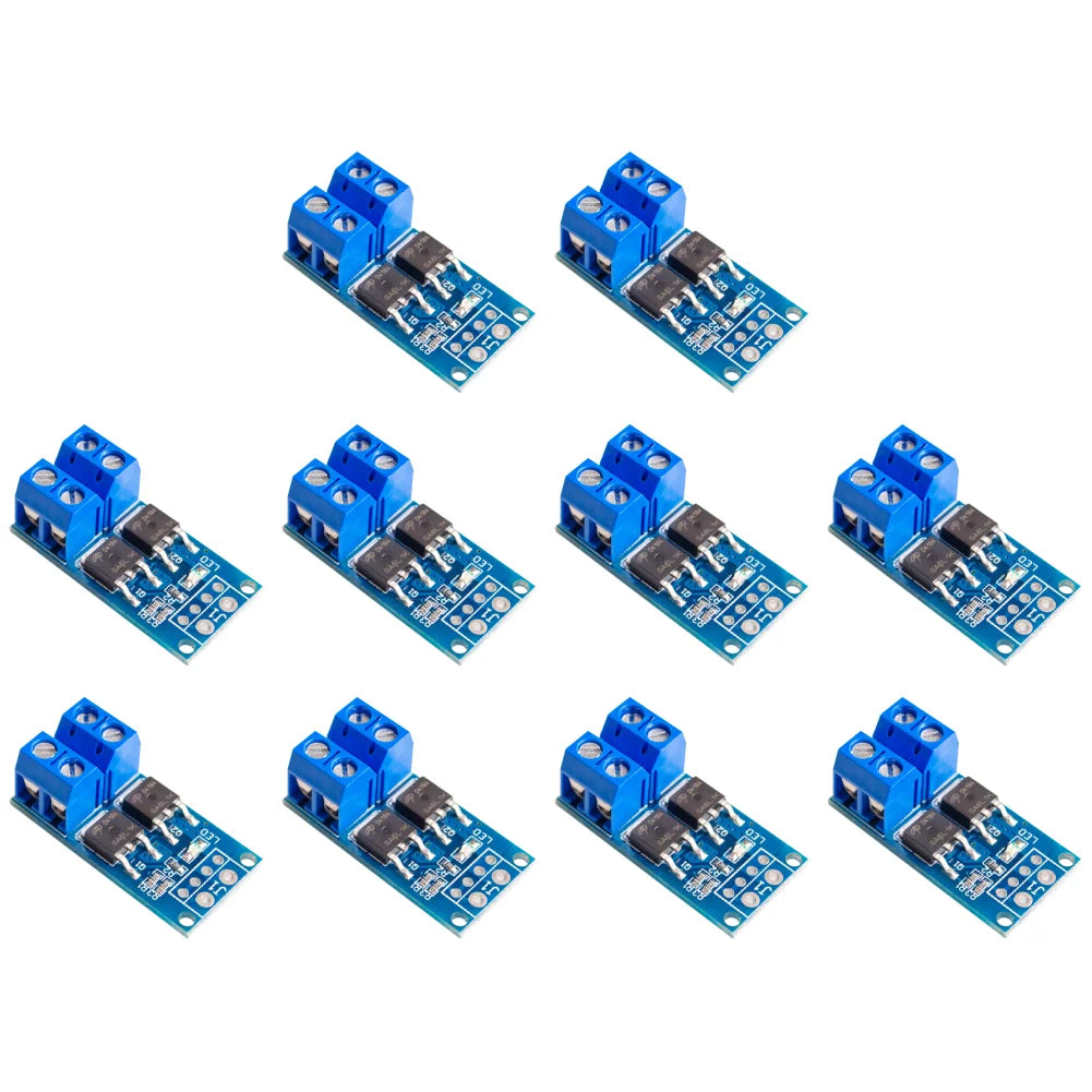 15A 400W MOSFET Trigger Switch Drive Module PWM Regulator Control Panel DC 5V-36V Electronic Switch Control Board for arduino