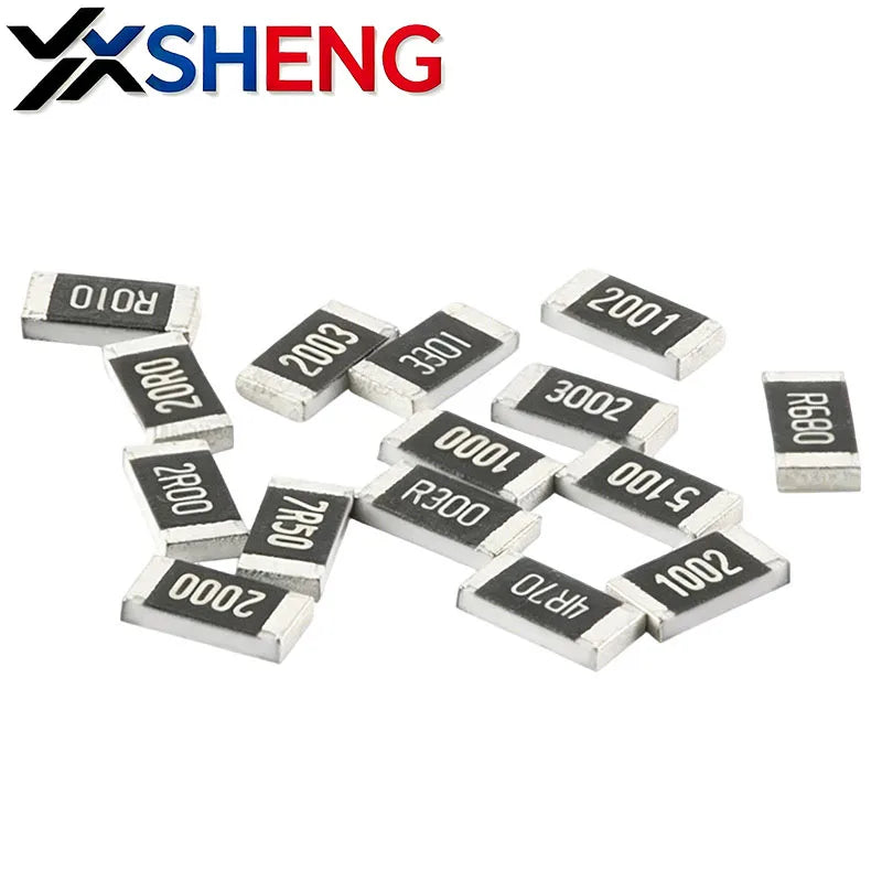 100PCS SMD Resistor 1% 1206  1 10 100 150 220 330 470 1R~1MΩ 1K 2.2K 3.3K 4.7K 10K 100K 200K 1R 10R 100R 200R 220R 330R Ohm