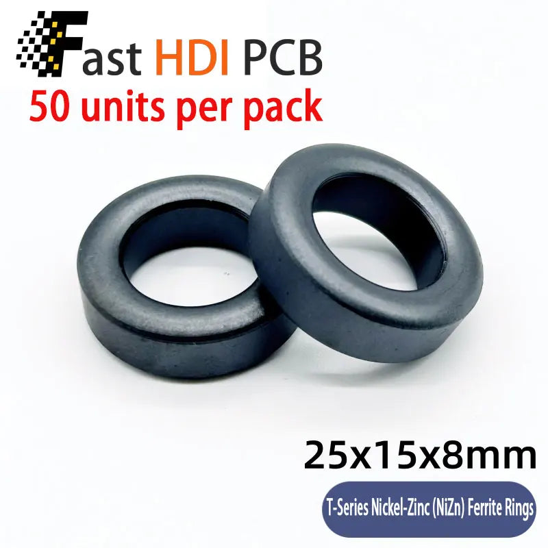 Anti-Interference Ferrite Toroid Core Ni-Zn - High Frequency Common Mode Inductor Ring for Electronic Equipment