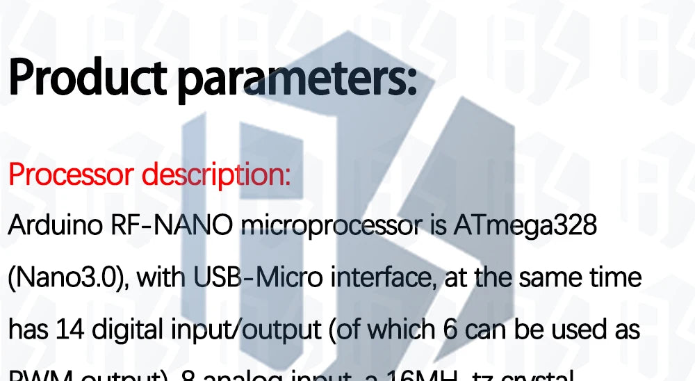 RF-Nano for Arduino Nano V3.0, Micro USB Nano Board ATmega328P QFN32 5V 16M CH340, Integrate NRF24l01+2.4G wireless