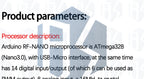 RF-Nano for Arduino Nano V3.0, Micro USB Nano Board ATmega328P QFN32 5V 16M CH340, Integrate NRF24l01+2.4G wireless