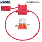 ATC Medium Blade Waterproof Fuse Holder For Automobile 32V 18/16/14/12/10AWG Standard Fuse Insert 1A 2A 3A 4A 5A 7.5A 10A 15A-50