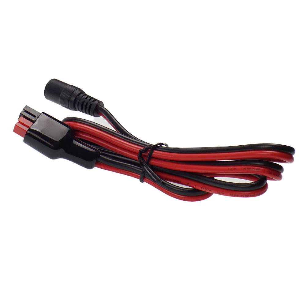 1m 14AWG cable 5.5mm x 2.1mm female DC to Anderson Connector Solar Charging Power Plug  For Portable Generator Solar Panel