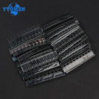 350PCS Diode Transistor Assorted Kit 1N4148 M1 M7 S9012 S9013 S9014 S9015 S9018 S8550 S8050 2N2222 2N3904 SOT-23 PNP/NPN
