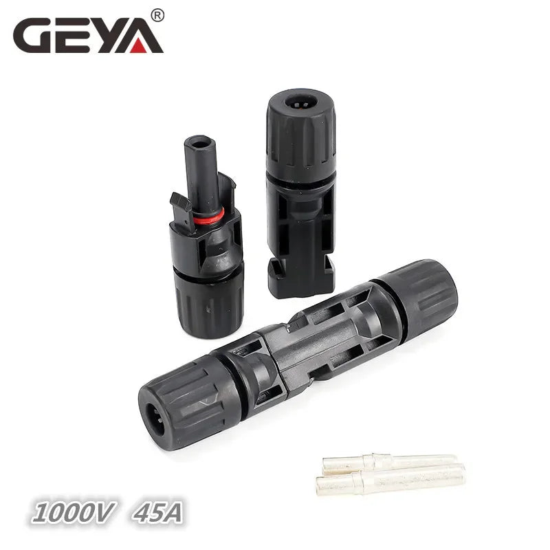 GEYA 5Pairs Solar Connector Male Female 30A 45A Solar Panel Branch Connectors for PV Cable 2.5/4/6mm2 1000VDC 15000VDC